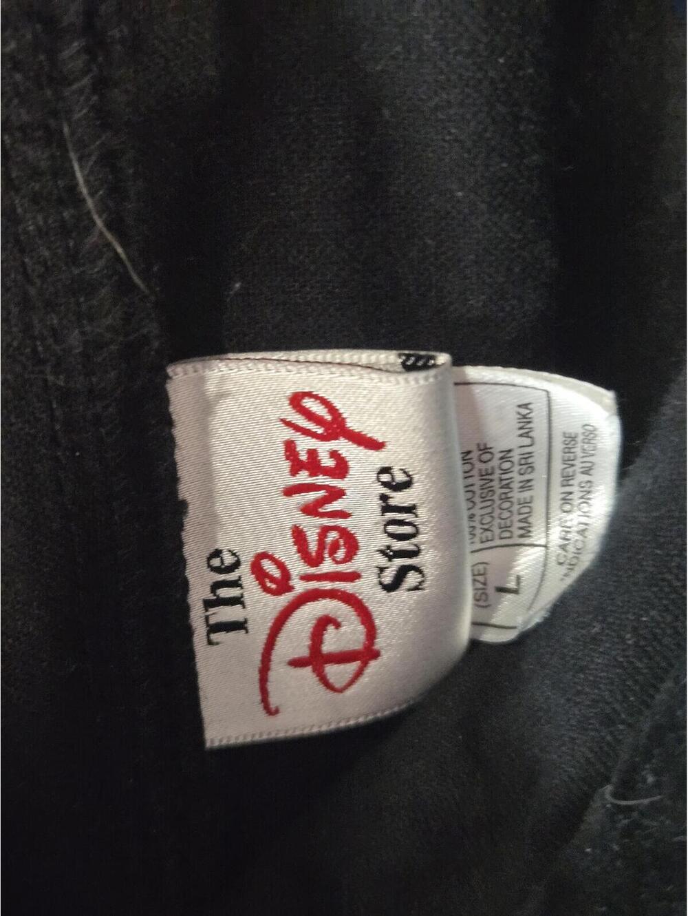 Vintage 90s Disney Store Mickey Mouse Black Velvet Overall L - Picture 3 of 7